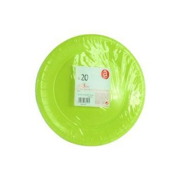 Actuel assiettes 23cm univert x20PCS