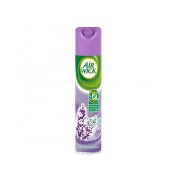 Air Wick: désodorisant aérosol 4en1 fraicheur lavande