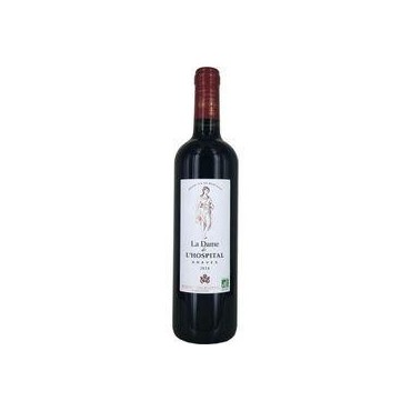 AOP Graves bio La Dame De L'Hôpital 2019 rouge 75cl