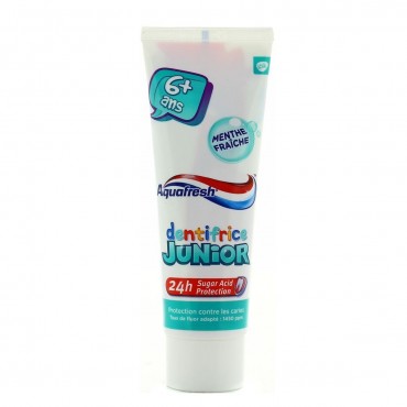 Aquafresh dentifrice junior 7-13 ans menthe 75ml