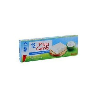 Auchan 12 P'tits carrés de fromage fondu à la crème 240 g