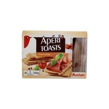 Auchan aperi toasts nature 100g