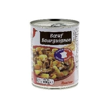 Auchan bœuf bourguigon 400g