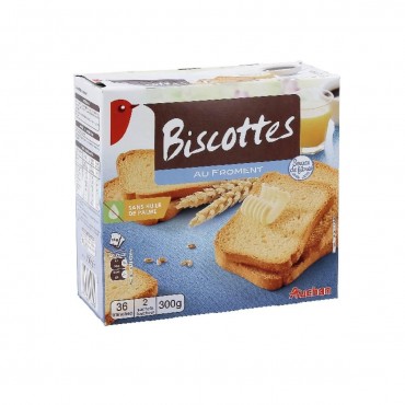 Auchan biscottes classic 300g