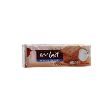 Auchan biscuits Petit lait riche en céréales 175 g
