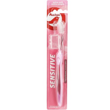 Auchan brosse à dents extra souple sensitive