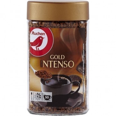 Auchan café soluble gold intenso 100g
