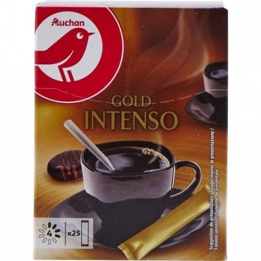 Auchan café soluble gold intenso stick