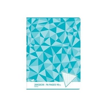 Auchan cahier piqué 24x32 cm 96 pages