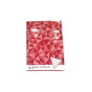 Auchan cahier piqure 24x32 48 pages