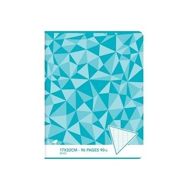 Auchan cahier piqure Seyes 17x22 96 pages