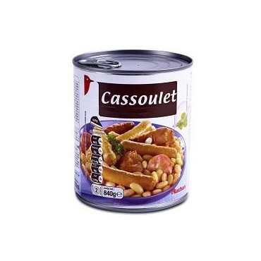 Auchan cassoulet 840g