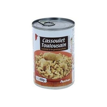 Auchan cassoulet toulousain 420g