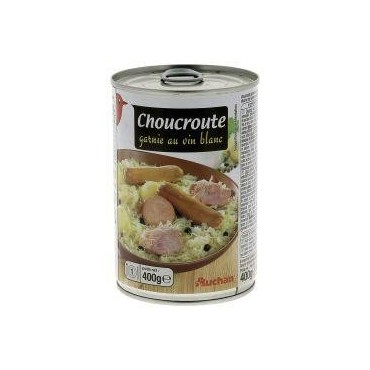 Auchan chucrut garnie 400g