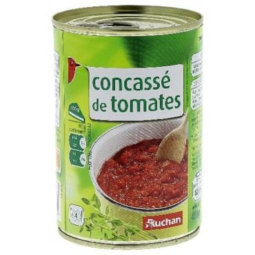 Auchan concassé de tomates 400g