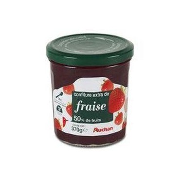 Auchan confiture extra fraise 360g