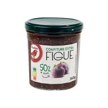 Auchan Confitures Extra Figues 360G