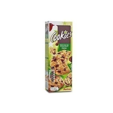 Auchan cookies noix choco 200g