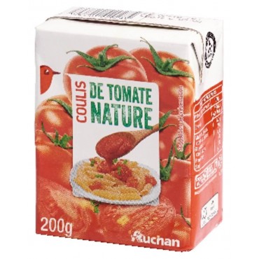 Auchan coulis de tomate nature 200g