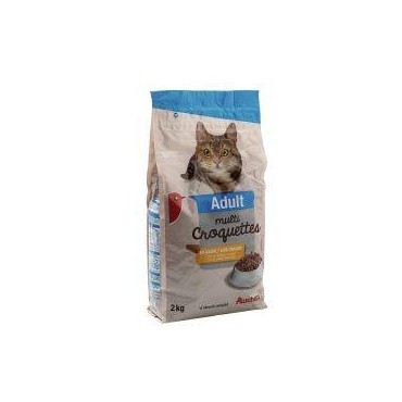 Auchan croquettes chat poulet 2kg