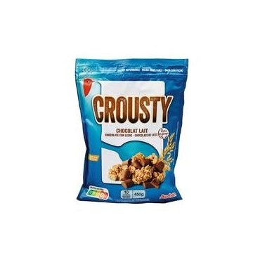 Auchan Crousty musli au chocolat au lait 450G