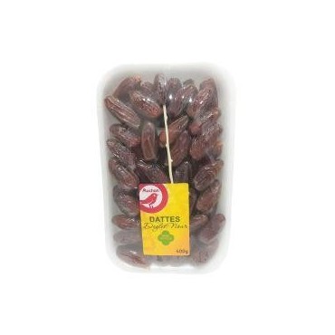 Auchan dattes avec noyaux Deglet Nour barquette 400g