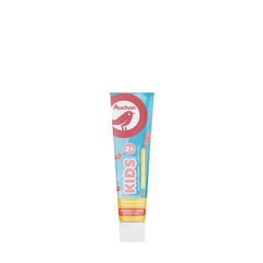 Auchan dentifrice pour enfants goût fraise 50ml