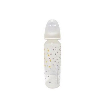 Auchan Essentiel biberon bébé avec tétine silicone débit variable...