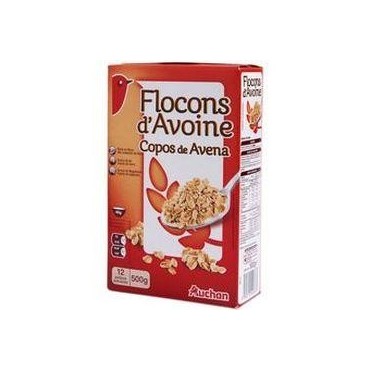 Auchan flocon d'avoine 500g