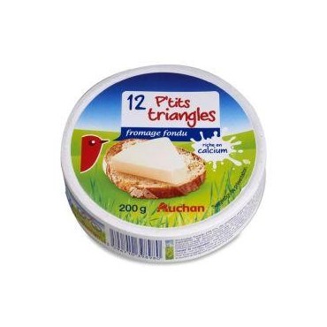 Auchan fromage fondu 12 portions 200g