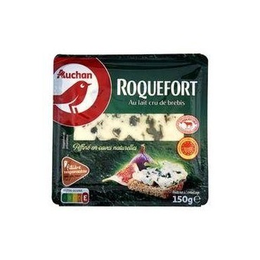 Auchan fromage Roquefort au lait cru de brebis 150 g