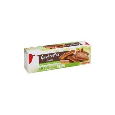 Auchan Gaufrettes Chocolat Praline 175g