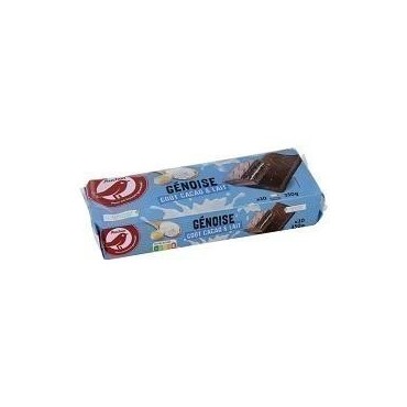 Auchan génoise choco lait 350g
