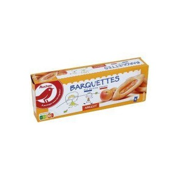 Auchan génoise recouverte d'un nappage à l'abricot, aromatisé 120 g