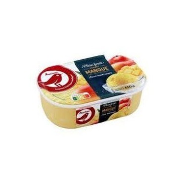 Auchan glace sorbet mangue 650g