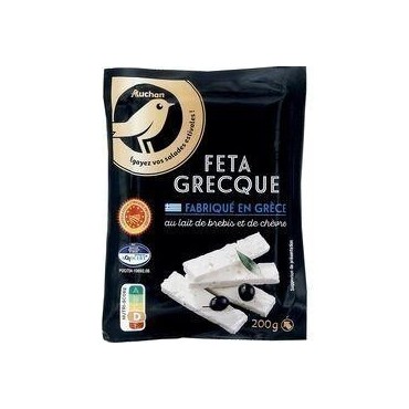 Auchan Goût Feta Grecque 200G