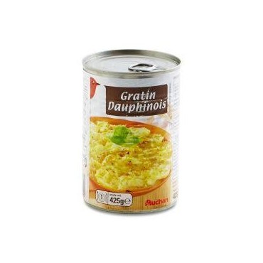 Auchan gratin dauphinois 425g