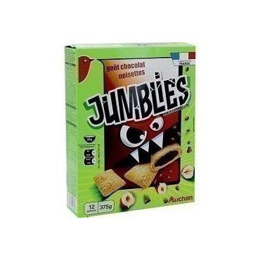 Auchan jumblies choco noisette 375g