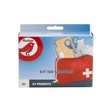 Auchan Kit premier secours avec 54 produits