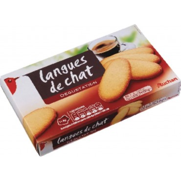 Auchan langues de chat 200g