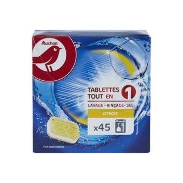 Auchan lave vitre pastille tout en 1