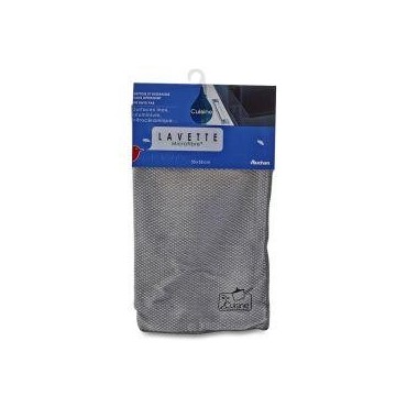Auchan lavette microfibre surface inox, aluminium, vitrocéramique...