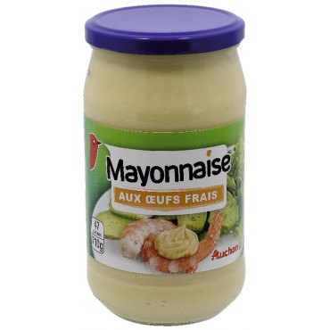 Auchan mayonnaise aux œufs frais 710g