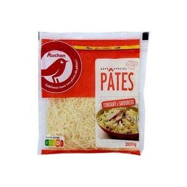 Auchan mélange de fromages râpés spécial pâtes 200 g