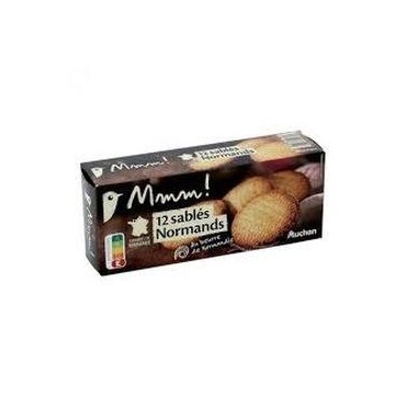 Auchan Mmm sablés Normande 175g