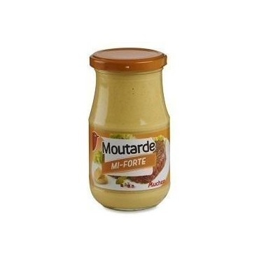 Auchan moutarde mi-forte 350g