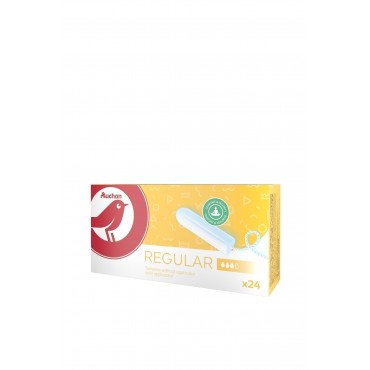Auchan normal tampons sans applicateur X24