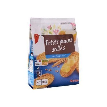 Auchan pains suédois froment 225g