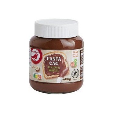 Auchan Pate à Tartiner Cacao Noisettes 400G