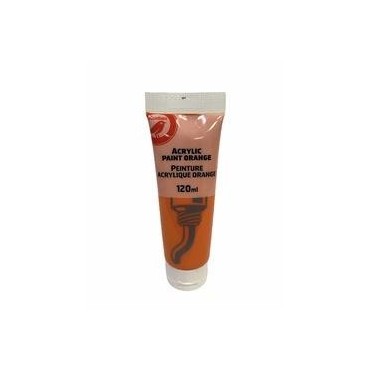 Auchan Peinture Acrylique orange 120ml